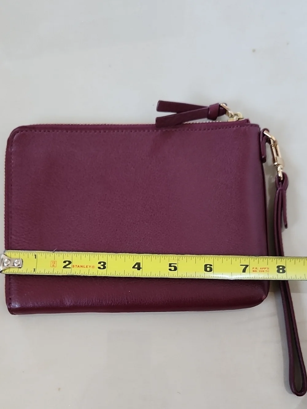 Tory Burch Bordeaux Wristlet Wallet